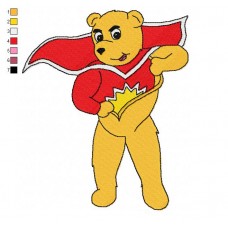 SuperTed 11 Embroidery Design